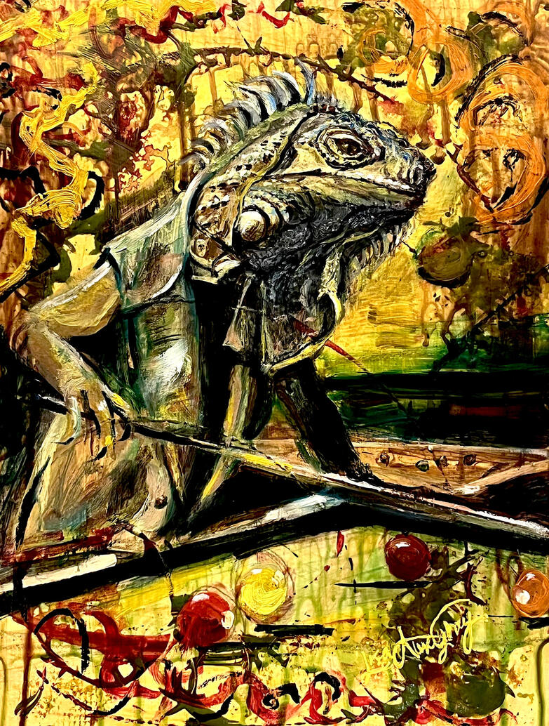 Charlie Iguana Pool Shark