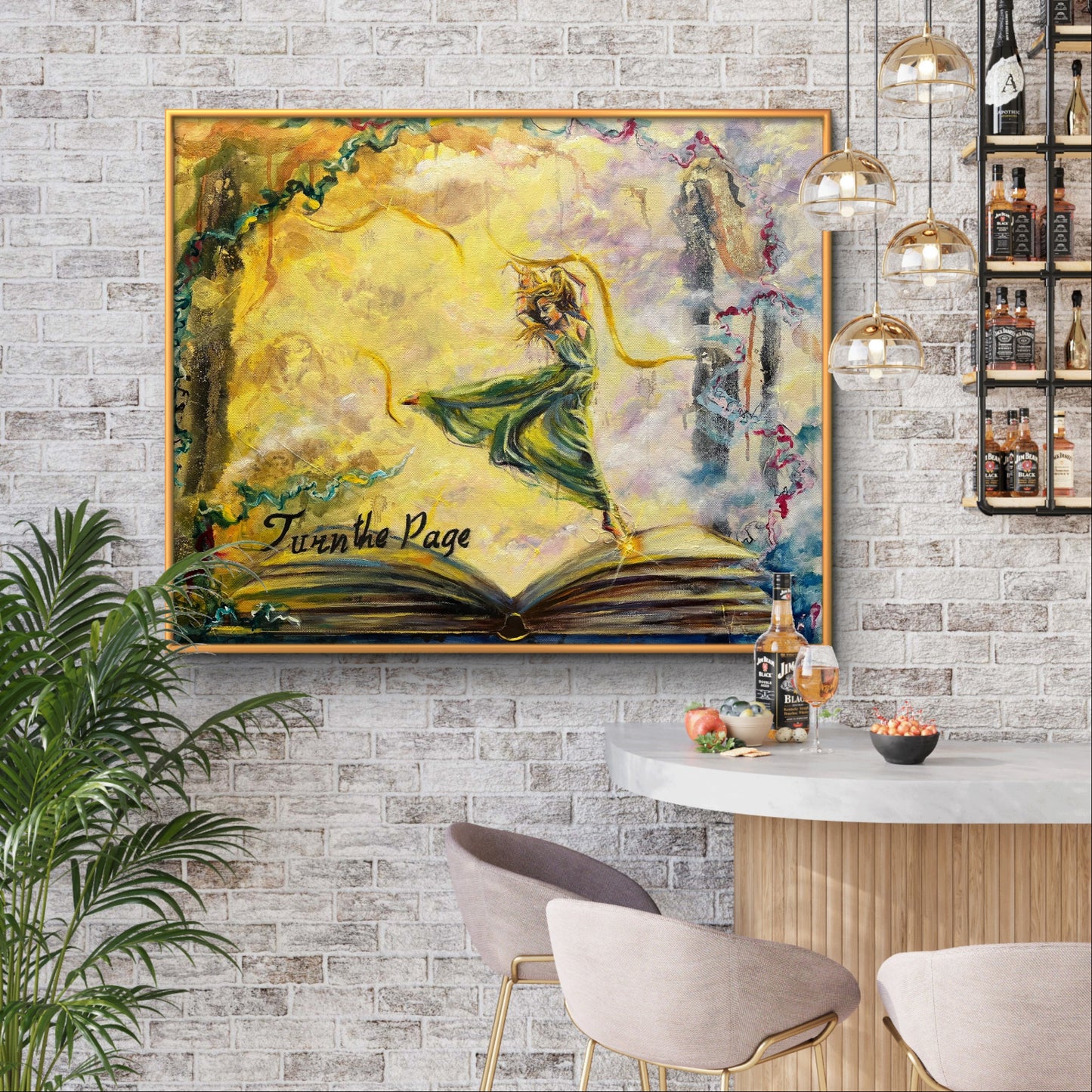 Inspiring Woman Dancing on Book Wall Art - Dance with Destiny Decor